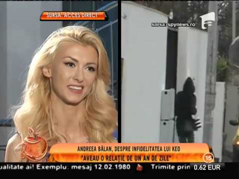 Andreea Bălan a aflat toate amănuntele amantlâcului dintre Keo şi Misty