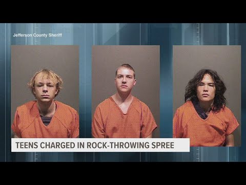 3 Colorado teens charged with murder following rock-throwing spree