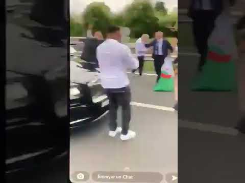 #Lens Un #cortège de #mariage #bloque l' #autoroute #A21 #Lamborghini #épave #divorce #algerie