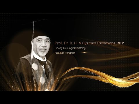Thumbnail YouTube Prof. Dr. Ir. H. A Syamad Ramayana, MP.
