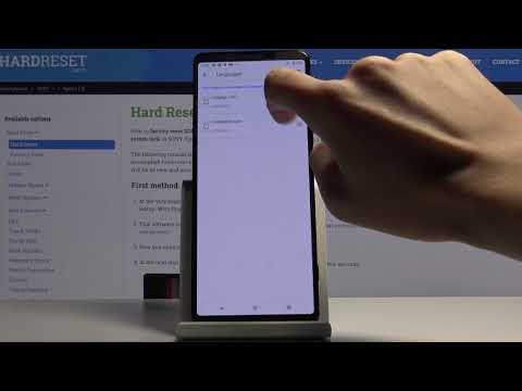 How to Change Keyboard Language in SONY Xperia 1 II – Keyboard Settings