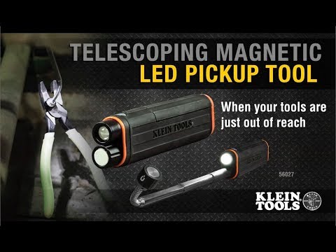 Telescoping Magnetic LED Pickup Tool