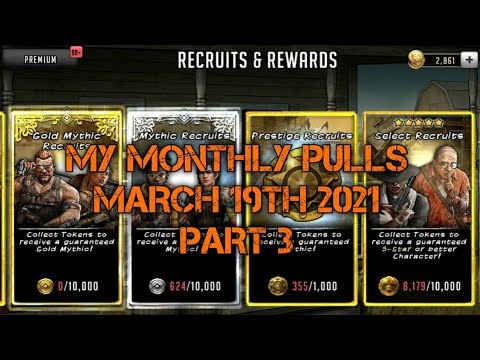 The Walking Dead Road to Survival My Monthly Pulls March 19th 2021 Part 3