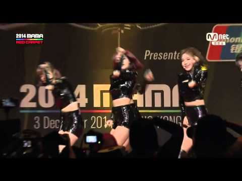 Live HD | 141203 AOA "짧은 치마 (Miniskirt) & 사뿐사뿐 (Like A Cat)" @ MNET 2014 MAMA Red Carpet