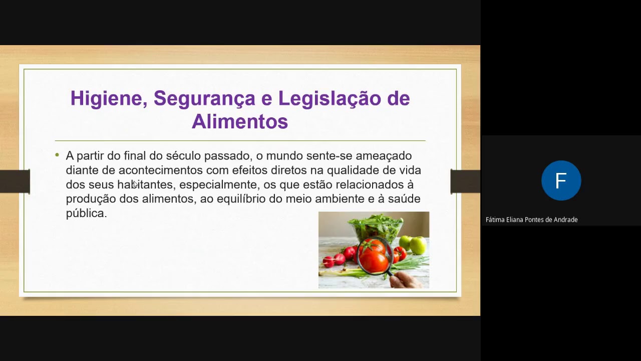 HIGIENE, SEGURANÇA E LEGISLAÇÃO DE ALIMENTOS 1