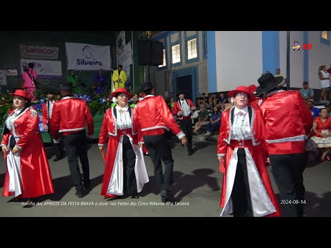 Marcha Amigos da Festa Brava nas Cinco Ribeiras-Ilha Terceira (2024-08-14)