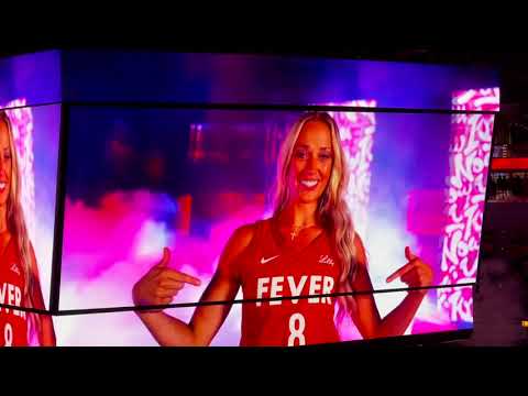 Indiana Fever team introductions before Game 1 of 2025 WNBA season