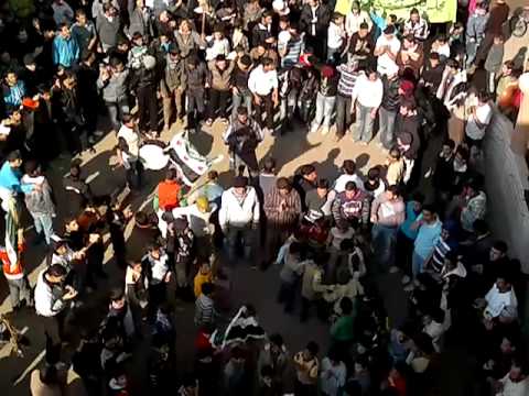 مظاهرة في قرية معربة في ريف درعا في جمعة "بروتوكول الموت"
