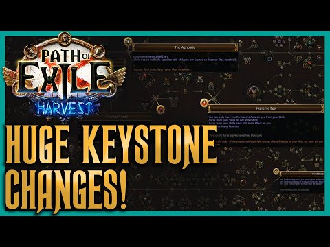 Huge Keystone Changes in Harvest! Which Builds Are Nerfed And Which Are Buffed? | Path of Exile
