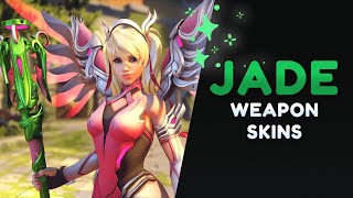 MERCY JADE WEAPON SKINS SHOWCASE - First & Third Person For Every Legendary!