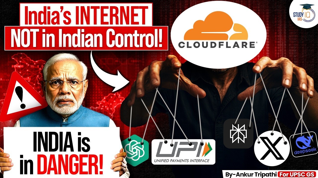 ChatGPT, Google, YouTube & UPI Are in Danger | Cloudflare Massive Failure Explained | StudyIQ