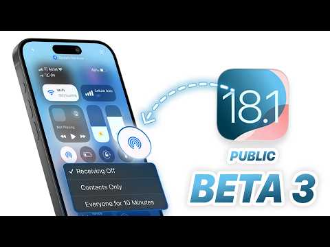 iOS 18.1 Beta 6 & iOS 18.1 Public Beta 3 Features & Bugs