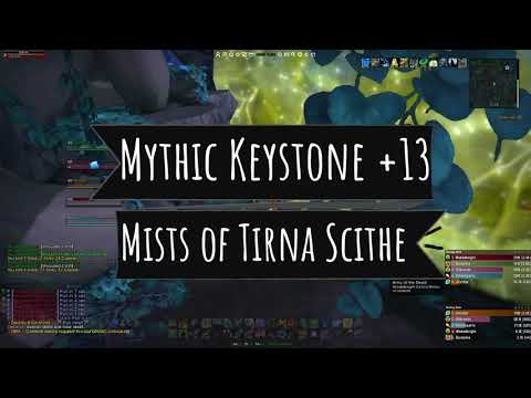 +13 Mists of Tirna Scithe - Chested | Night Fae MM Marksmanship Hunter PoV | Shadowlands Mythic Plus