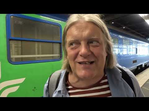 Night train Berlin Stockholm in a sleeping car