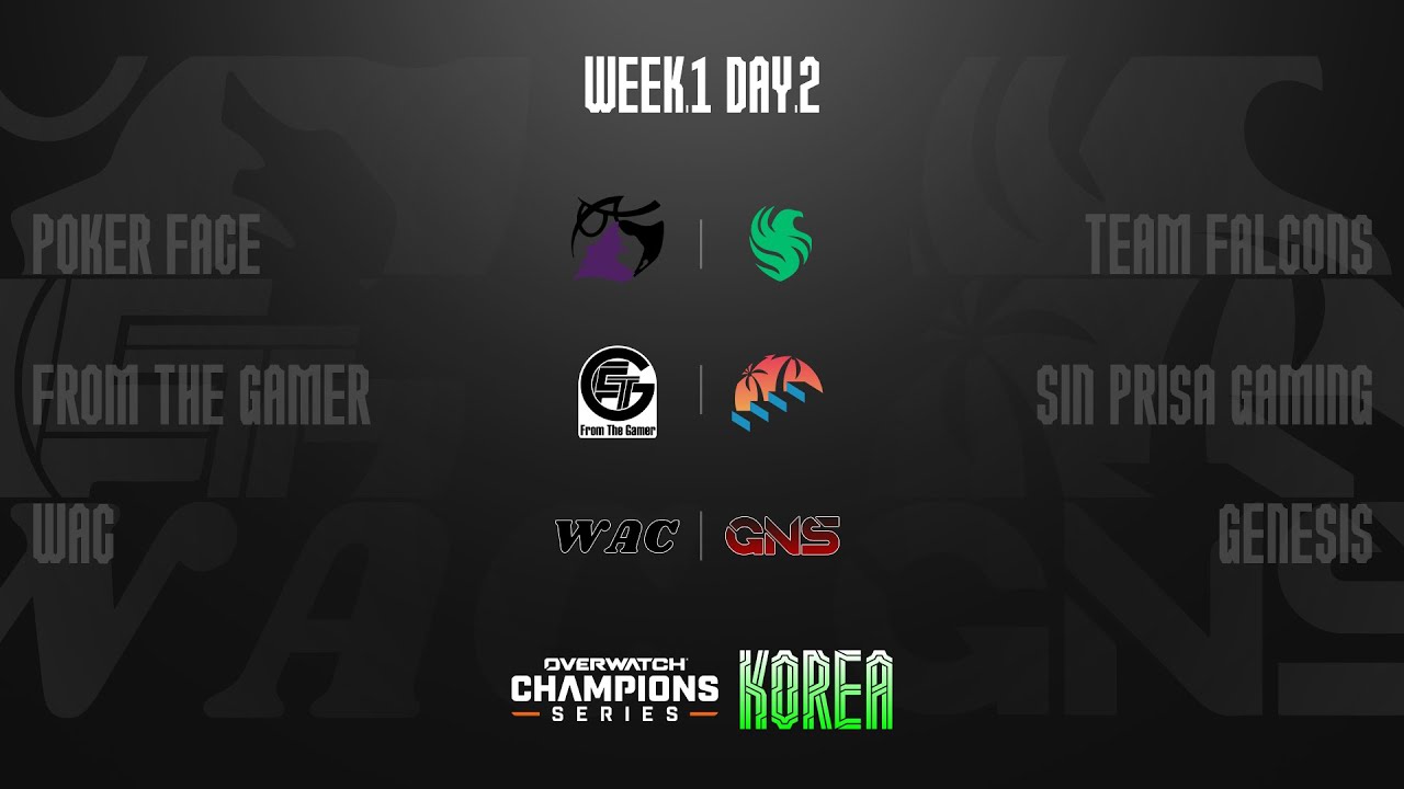 Overwatch Champions Series KOREA (OWCS KOREA ) Week 1 Day 2