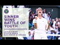 Jannik Sinner Overcomes Carlos Alcaraz to Reach Quarter-Finals | Wimbledon 2022