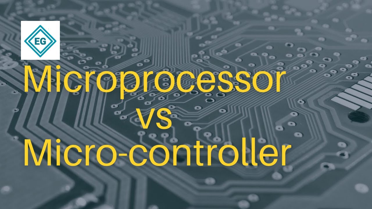 Difference between Microprocessor and Microcontroller in Telugu