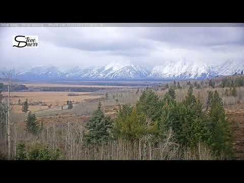 Teton Time Lapse of sunrise viewed from Buffalo Valley on November 7, 2023