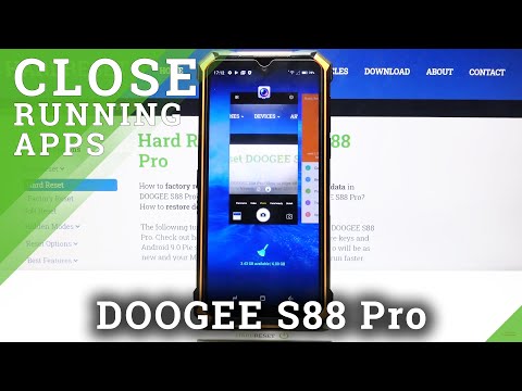 How to Close Running Apps in DOOGEE S88 Pro – Deactivate Applications
