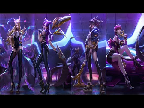 #JUEGALOL           Nuevas Skins Akaly, Ahri, Evelyn, Kai'sa !! ESTRELLAS DEL POP !!