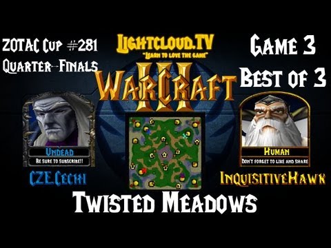 CZE.Cechi (UD) VS InquisitiveHawk (HU) - WC3 G3 - ZOTAC #281 QF
