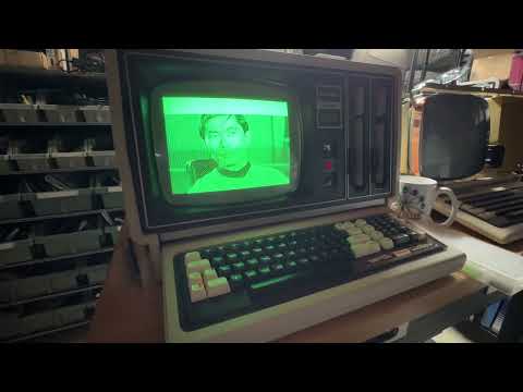 TRS-80 Model 16 Graphics Board Demo