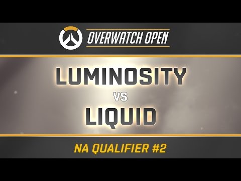 LUMINOSITY vs LIQUID - Map 2 - Hollywood (Overwatch Open - NA Qualifier #2)