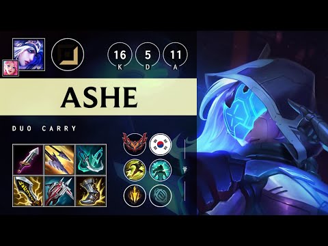 Ashe ADC vs Jinx - KR Grandmaster Patch 25.07