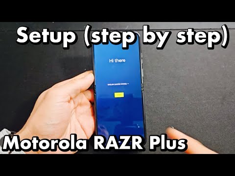 Motorola RAZR Plus: How to Setup (step by step)