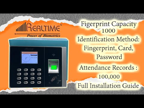 Realtime Attendance with Access Control RS 9W