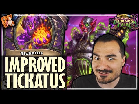 I MADE TICKATUS LOCK EVEN BETTER! - Hearthstone Darkmoon Faire
