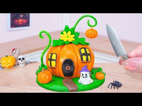 HALLOWEEN CAKE 🎃 Miniature Fondant Pumpkin Cake Decorating | 1000+ Halloween Cakes Compilation!