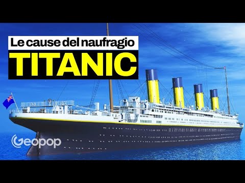 Titanic, the reconstruction of the sinking of the "unsinkable" ship whose wreck lies in the ocean