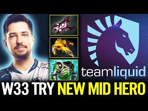 Liquid.W33 Try NEW MID Hero - Huskar forgotten Hero is Back!! Hard Carry Dota 2
