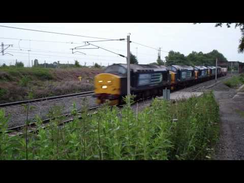 37688/37667/37610/37259/20312 6K73 Sellafield - Crewe @ Acton Grange Junction 14/06/12