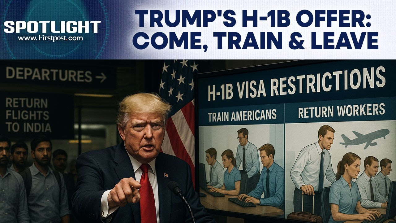 Trump's H-1B Visa Twist: Indians To Be Hit With "Train Americans And Return" Move | Spotlight | N18G