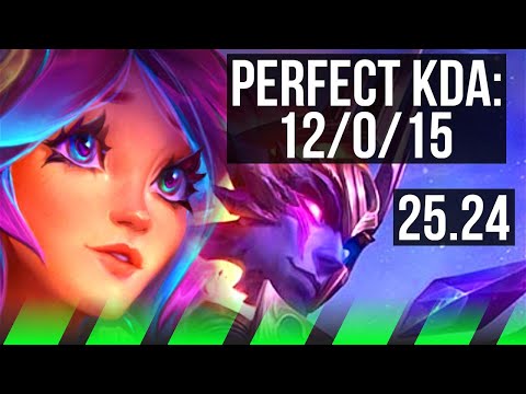 LILLIA vs SYLAS (JGL) | Perfect KDA: 12/0/15 | EUW Master | 25.24
