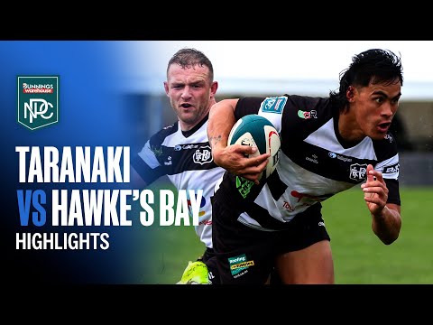 RD 8 HIGHLIGHTS | Taranaki v Hawke's Bay (Bunnings NPC 2025)