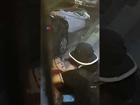 A criminal attacked a policewoman on patrol to steal her service weapon.