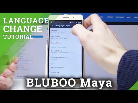 How to Change Language in BLUBOO Maya – Language Settings