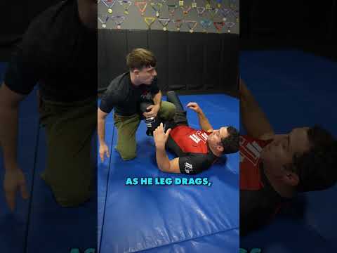 Calf slicer from leg drag pass!