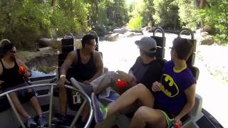 Six Flags Magic Mountain Rapids Ride GoPro Hero HD POV