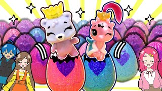 【大量開封】うまれて!ウーモ ミニ シーズン6をいっぱい開封！！粘土でアクセサリーも作ってみたよ！！手作り 工作 DIY❤︎アンリルちゃんねる❤︎