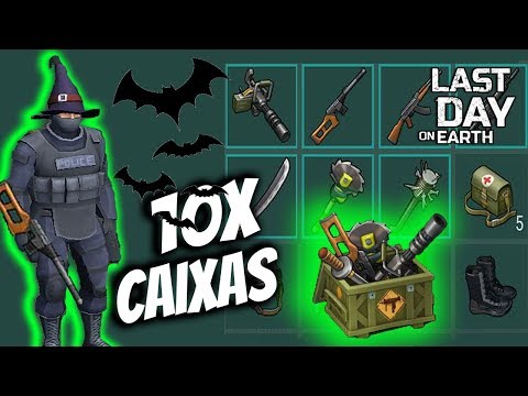 ABRI 10 CAIXAS DE ARMAS RARAS! Last Day On Earth