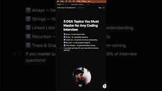 5 DSA Topics to Master for Any Coding Interview