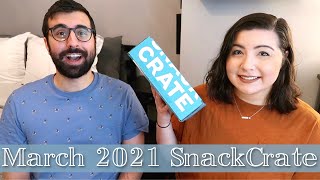 March 2021 SnackCrate Unboxing and Taste Test | Sweden
