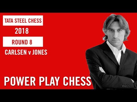 Tata Steel Chess 2018, Round 8, Magnus Carlsen v Gawain Jones
