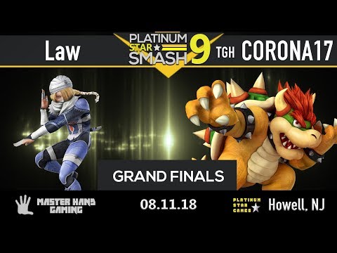 Platinum Star Smash 9 - Law (Sheik) vs TGH | Corona17 (Bowser, Sheik) - Grand Finals
