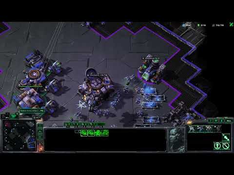 StarCraft II TvZ. Double proxy hatch into muta!