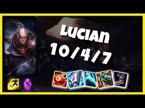 Lucian vs Camille 10.24 Top Lane S11 Challenger Gameplay (10/4/7) - KOREAN